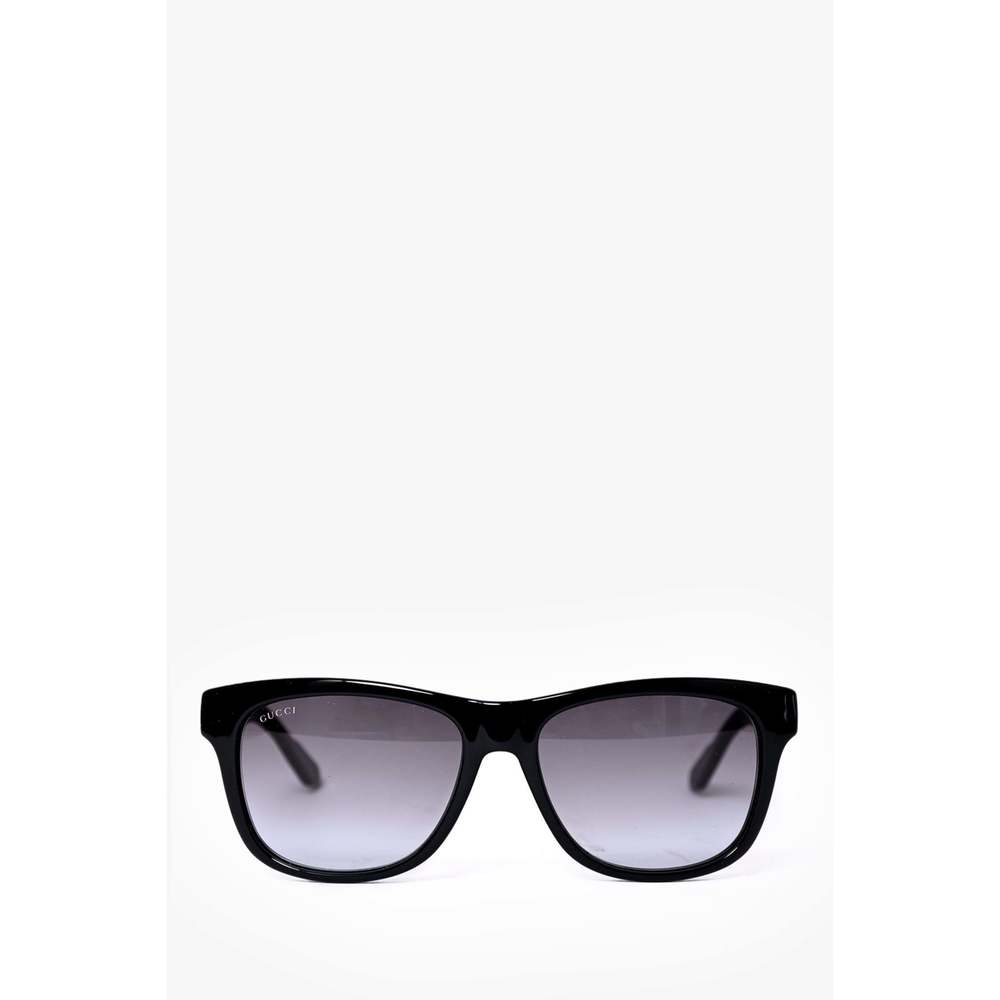 Gucci Black Acrylic Web Sunglasses